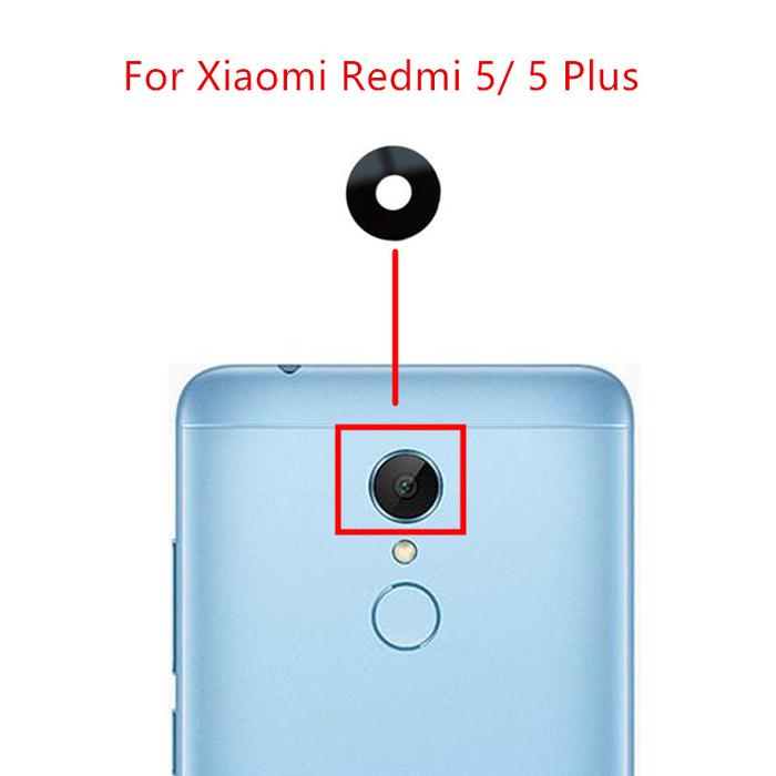 2pcs for Xiaomi Redmi 5/ Redmi 5 Plus Camera Glass Lens Back Rear