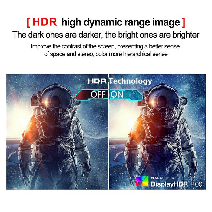 17.3 Inch 144Hz IPS Ultra Slim Portable Monitor 1080P HDR HDMI Type-C