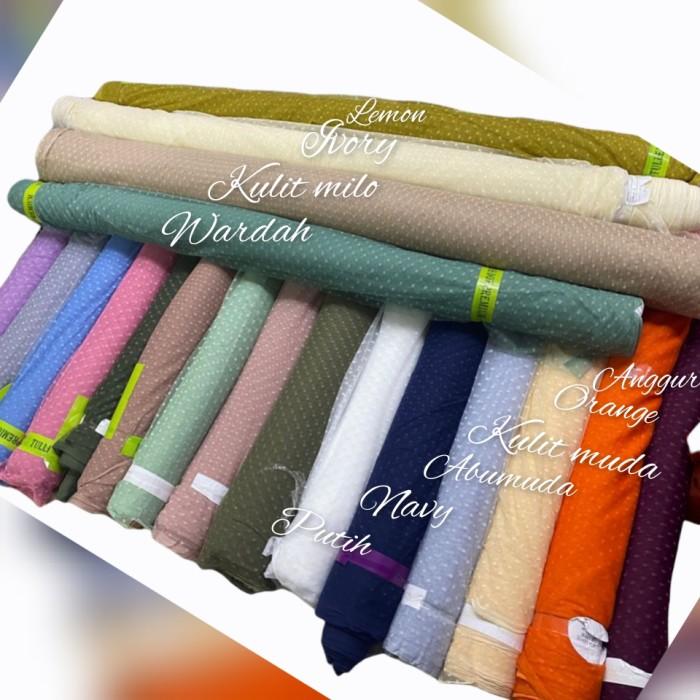 F㊛1T TILE POLKADOT. TILE DOT. TILLE DOTY. TULLE DOTT. BAHAN KEBAYA. ,T A✉E1