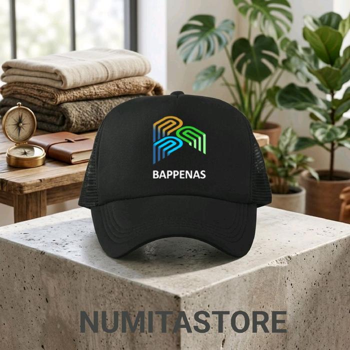 Topi Bappenas Topi Jaring Custom Bappenas Topi Hitam Keren
