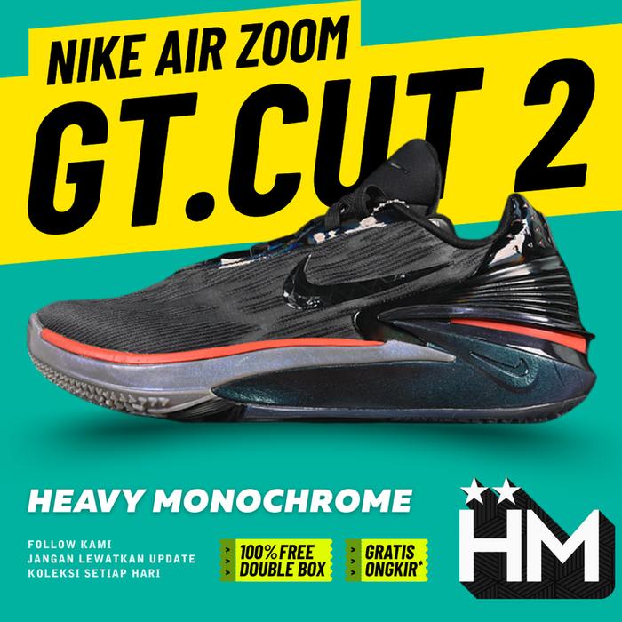 GT Cut 2 EP Black Multicolor Greater Than Ever Basketball Sneaker FV4144-001 (Size 39-46)