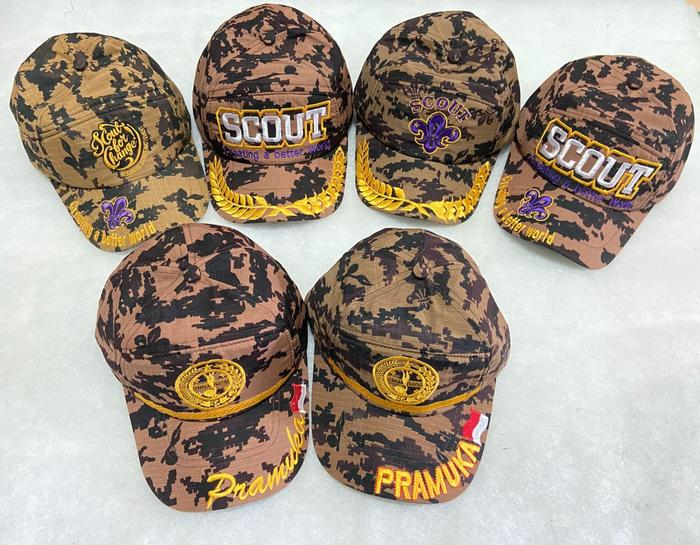 TOPI LORENG RIPSTOP PRAMUKA