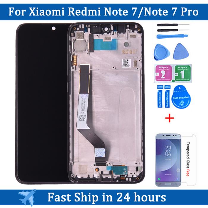 Original For Xiaomi Redmi Note 7 LCD With Frame Display Screen