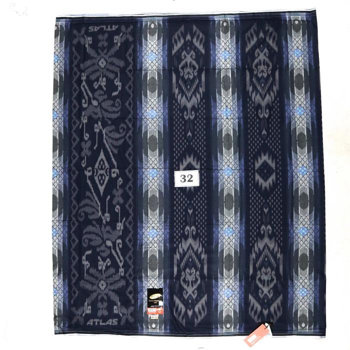 Sarung ATLAS Super Premium Gold S950 Motif JSA Varian Hitam Putih Warna Harga Terjangkau