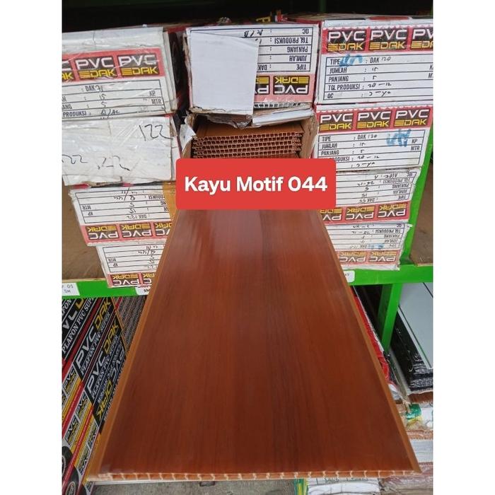 Plafon Pvc Minimalis 8mm Motif - Kayu Motif 044