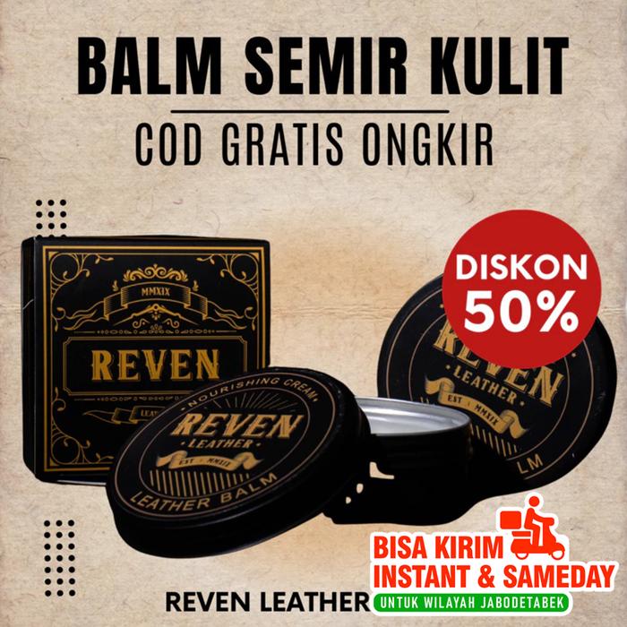 Reven Leather Jakarta - Leather Balm Balsam Semir Biopolis Cream Balsem Pelembab Perawatan Sepatu Ta