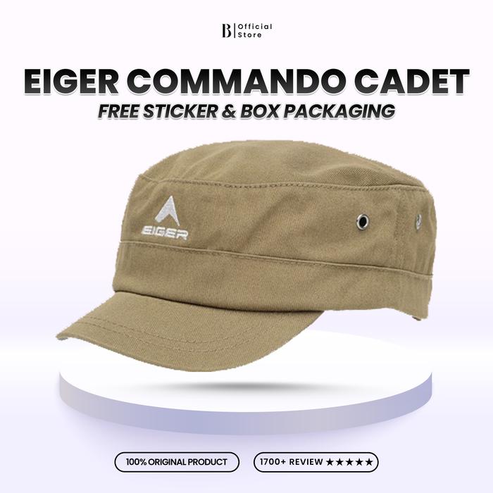 TOPI EIGER COMMANDO CADET CAP - OLIVE PRIA WANITA BIRU