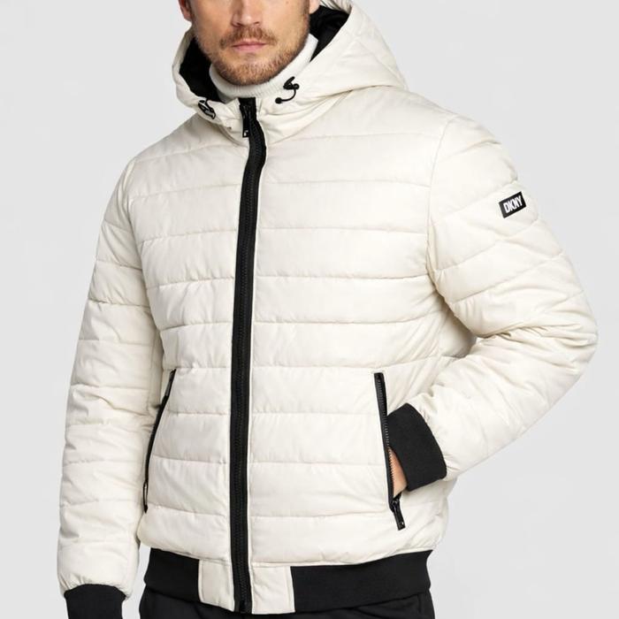 JACKET PRIA PUFFER PERFORAMNCE HOODIE BY DKNY ORIGINAL AUTHENTIC