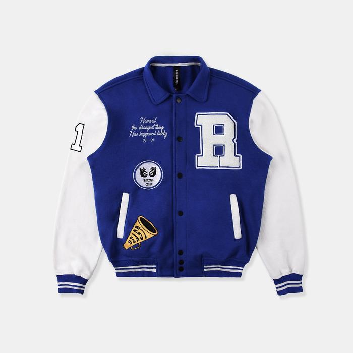 Roughneck VB008 Blue Beast Varsity Jacket