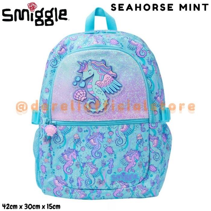 > SMIGGLE - SMIGGLE CEWE - Ransel SD SMP SMA - YKK - Dereli Official Store - Waterproof Anti Air - T