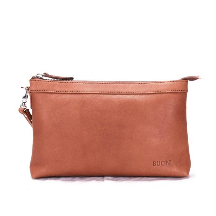 HEMAT BUCINI Clutch Kulit Asli - Nagari Leather Clutch