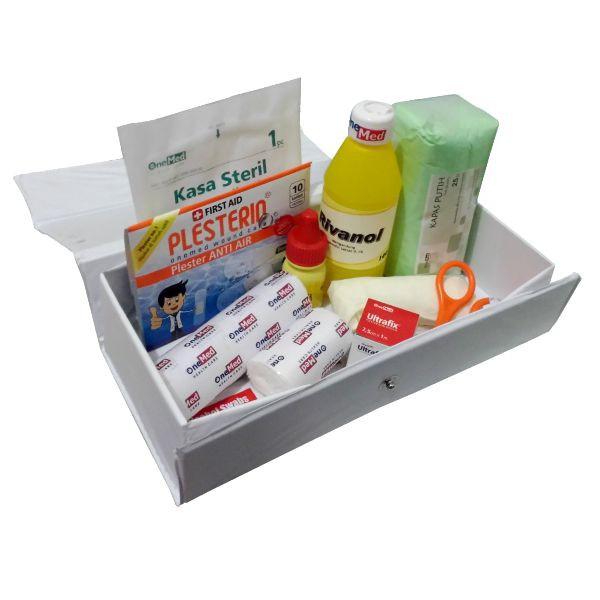 OneMed Kotak P3K + Isi Kotak Obat Mobil