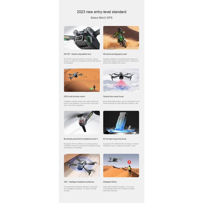 H19 Drone RC Mini kamera 4K Anak laki-laki, mainan Drone profesional