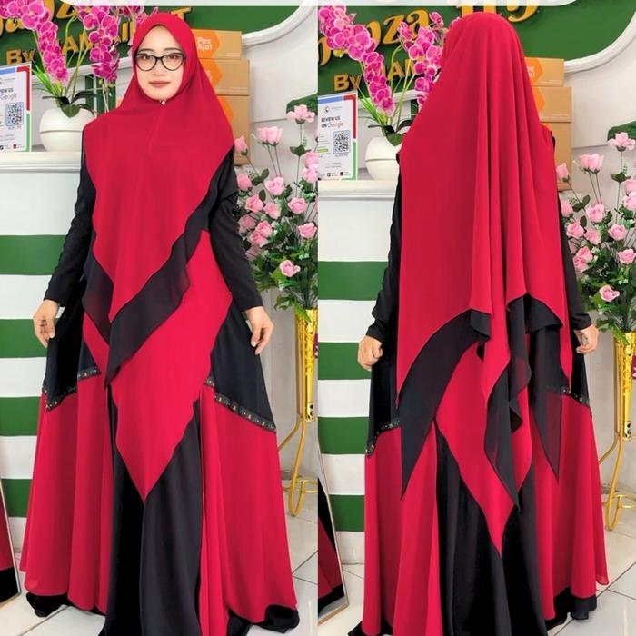 Dress SET Nabila - by. Viendra Syar’i