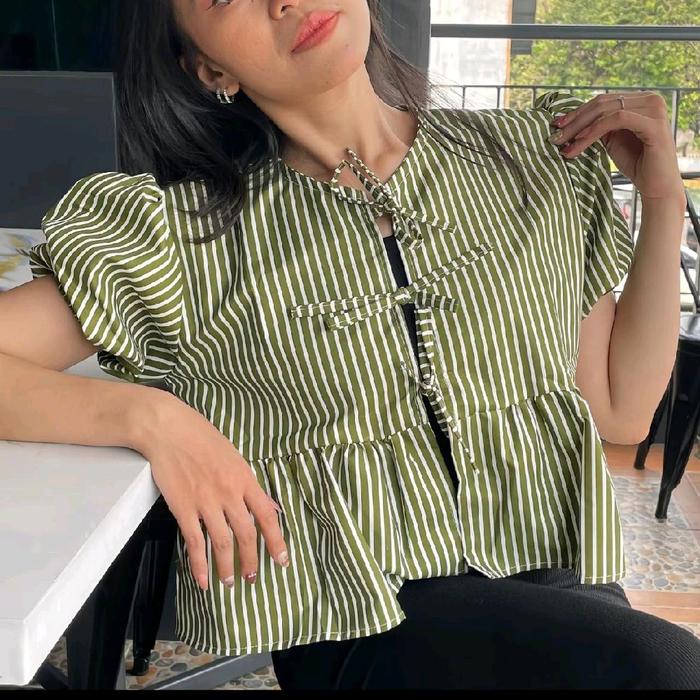 JANE TOP NEW-atasan wanita coquette-blouse korea-coquette blouse crop