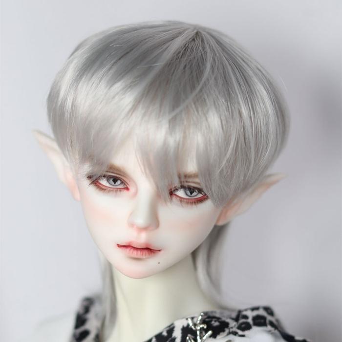 Wig Bjd Rambut Pendek Keren Baru Wig Boneka Pria Sutra Suhu Tinggi
