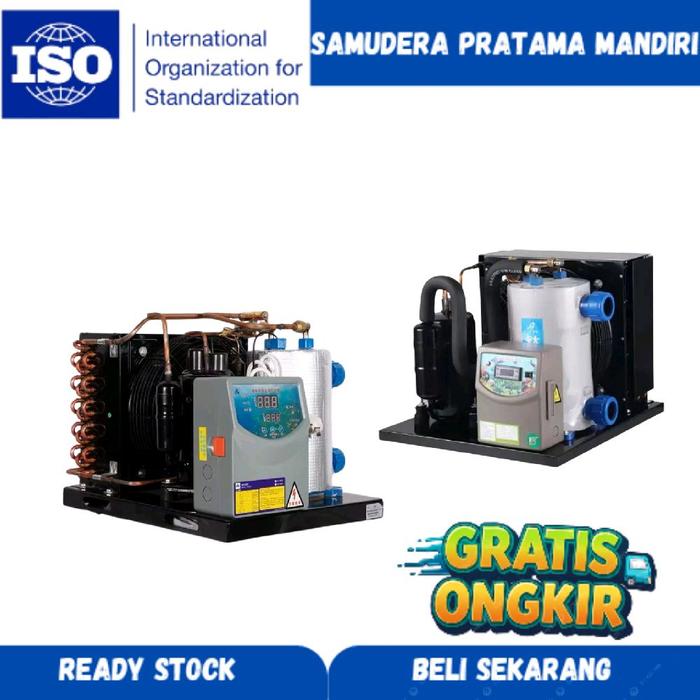 Water Chiller Industri Titanium Tube CNC Laser Welding 1.5HP | Mesin Pendingin Air Kolam Ikan Spa Aq