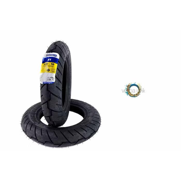 Ban Tubeless Michelin 3.50-10 S1 Vespa Ring 10