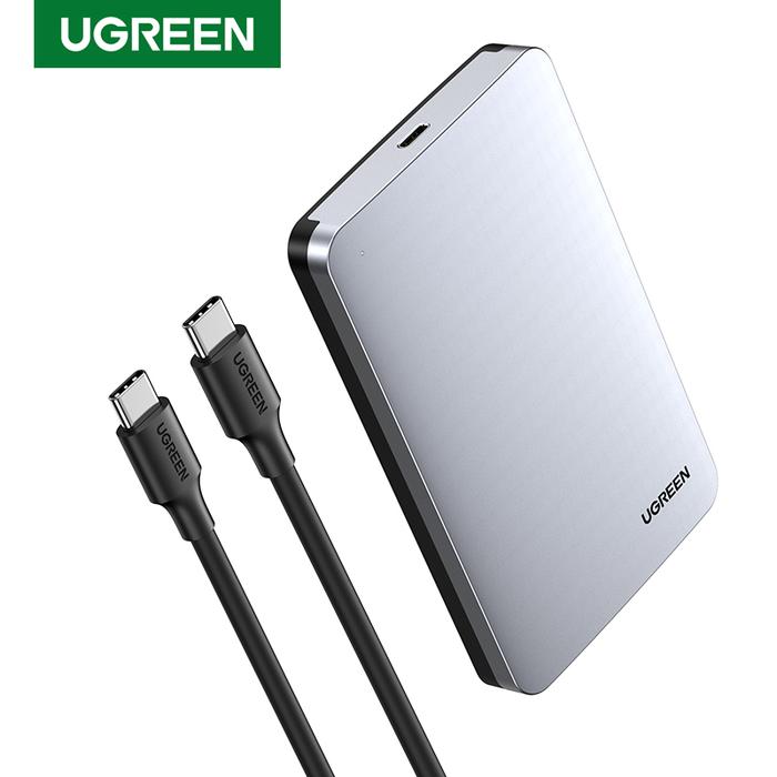 Ugreen HDD Case USB C Hard Drive Enclosure for 2.5" SATA SSD HDD