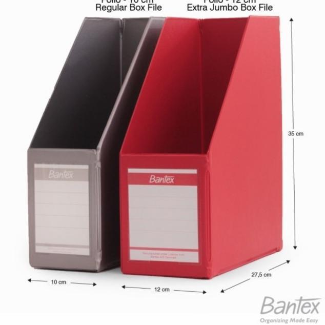 (Cooger) Ekstra Jumbo Box File Folio/ A4 Bantex /Extra Menampung Banyak File