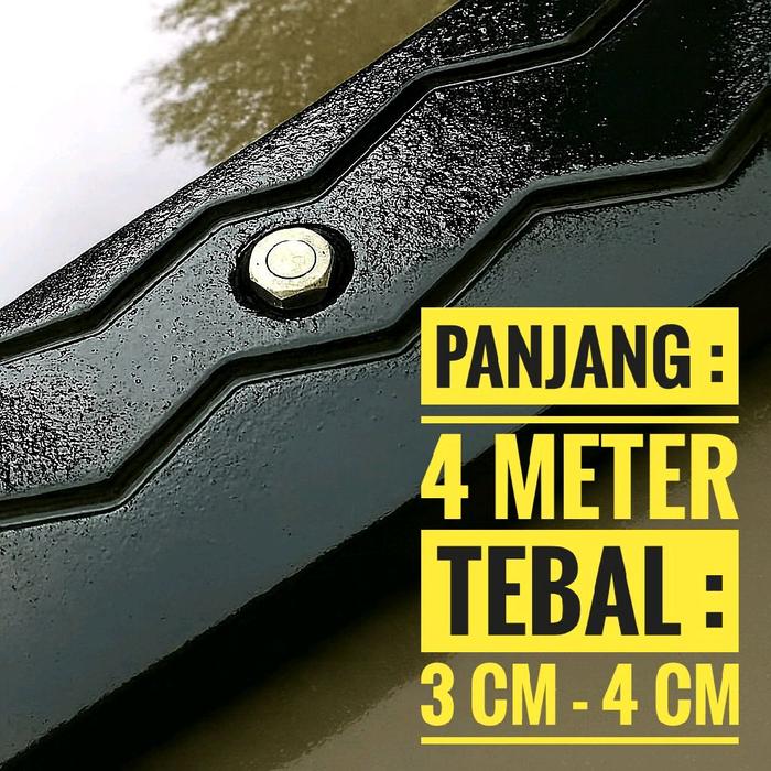 Speed Bump / Polisi Tidur β Ongkir murah - Panjang 4 meter - Kuat, Anti P uatah, Aman untuk Jalan R