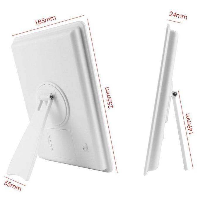 Cermin Lampu Kaca Cermin Makeup Mirror dengan Lampu 16 LED