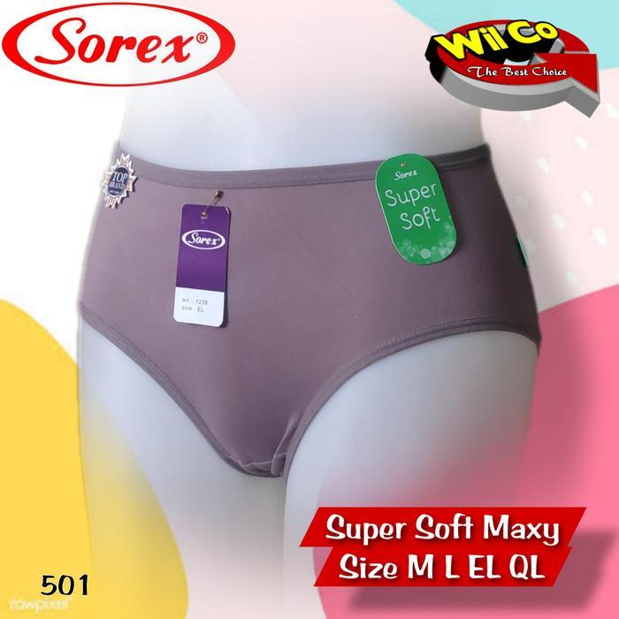 K501 Sorex Celana Dalam Wanita Dewasa, Cd Wanita Sorex Size M L EL QL