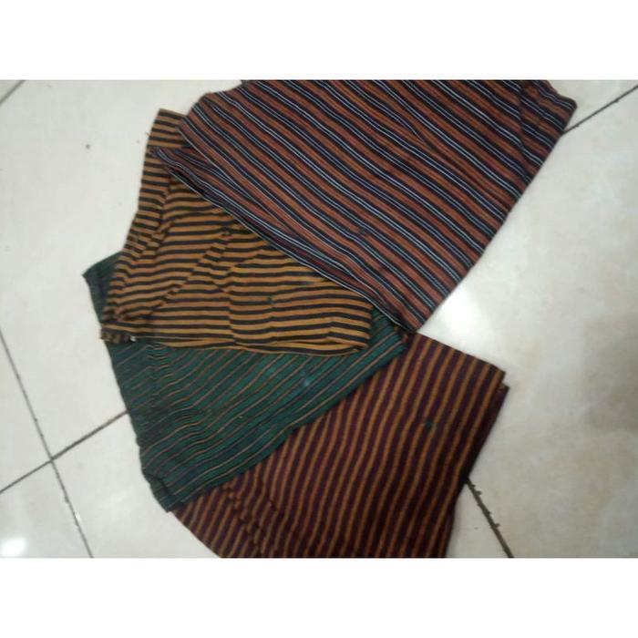 [ Luriklarik ]atasan baju lurik/Surjan Baju Adat Jawa Solo Tenun Klaten
