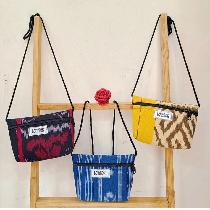 Sling Bag Tas Tenun Mini Lombok