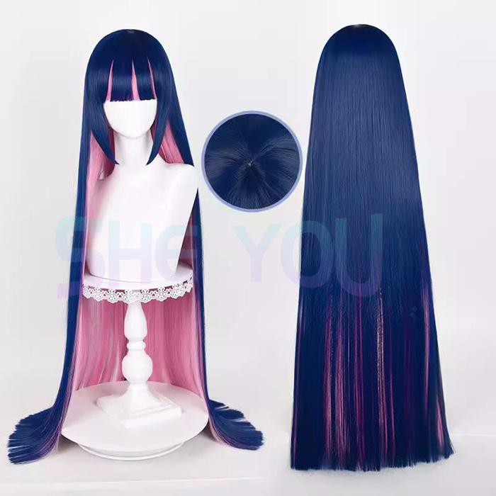 Panty and Stocking with Garterbelt Stocking Anarchy Cosplay Wig 120cm