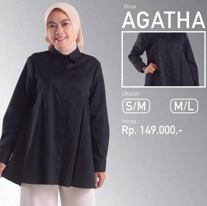 NEW ARRIVAL TUNIK AGATHA HITAM