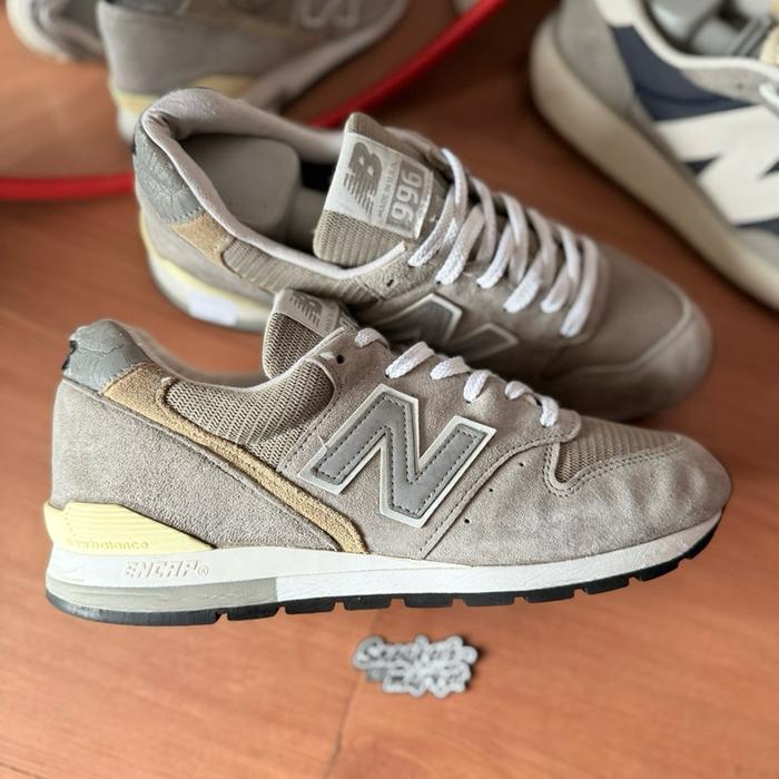 New Balance 996 Grey Made in USA Reflective Casual Original murah - Sneakers second market
