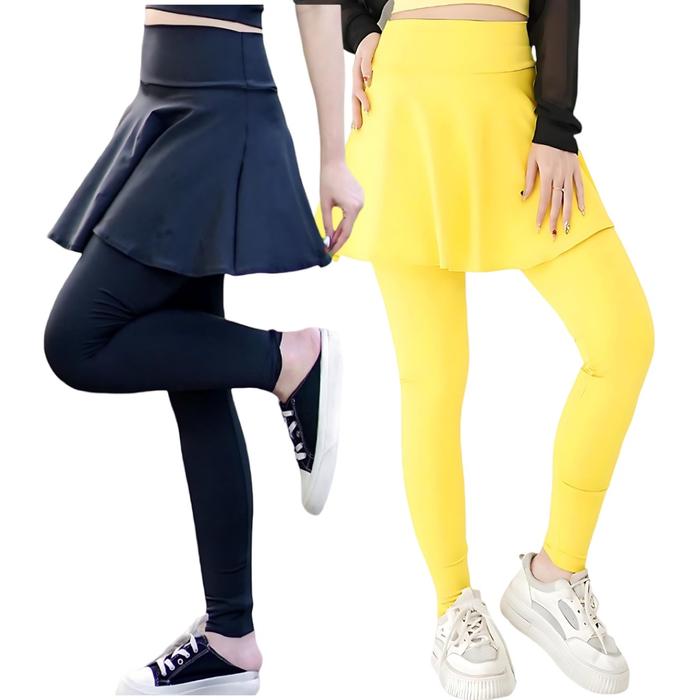 Legging Rok Olahraga Wanita,Legging Yoga,Legging Panjang Rok,