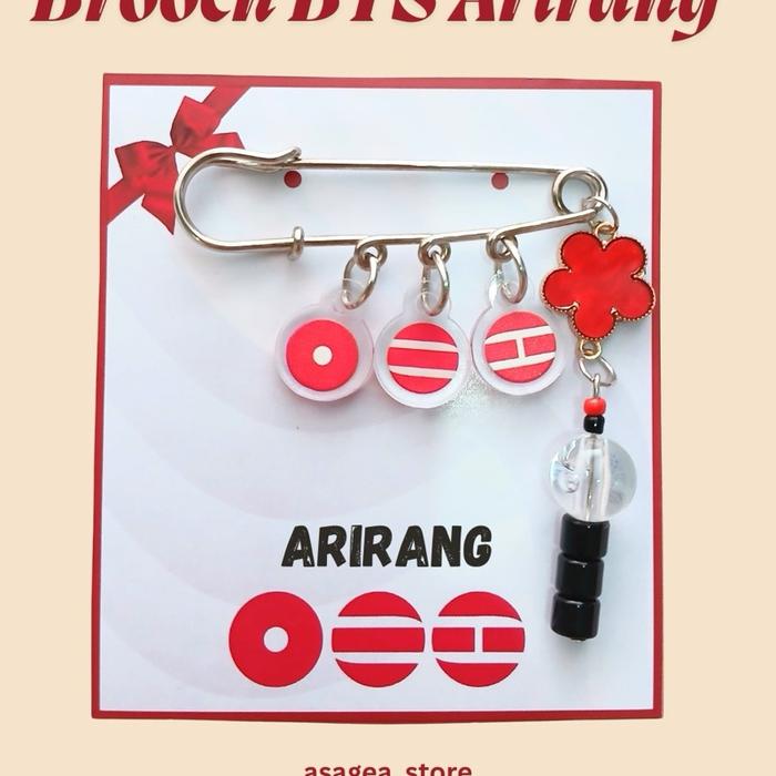 Bros BTS ARIRANG. Brooch BTS ARIRANG, bros konser BTS