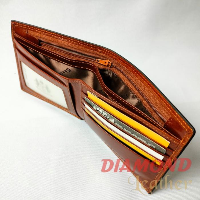 Checkers Asli Dompet Kulit Pria Coklat Impor CK 14