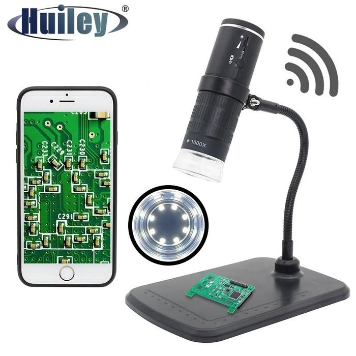 WiFi Microscope 1000X HD Digital Microscope Camera for Smartphone