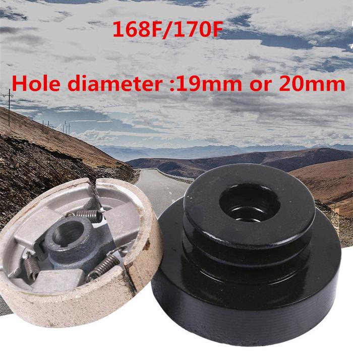168F/170F clutch pulley (19mm or 20mm) for 168/170/GX160/GX200