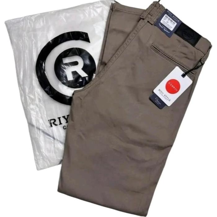 RIYU STYLE/CELANA CHINOS PANJANG PRIA SLIMFIT//CELANA CHINOS PANJANG PRIA PREMI