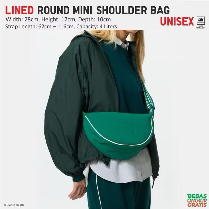 line round mini shoulder bag