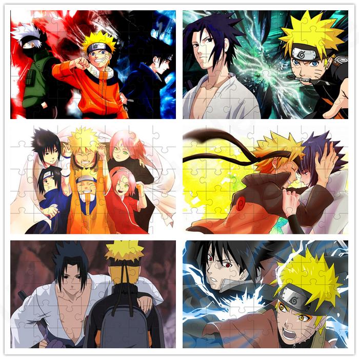 Anime Naruto Jigsaw Puzzle 35/300/500/1000 Pcs Puzzle Uzumaki Uchiha