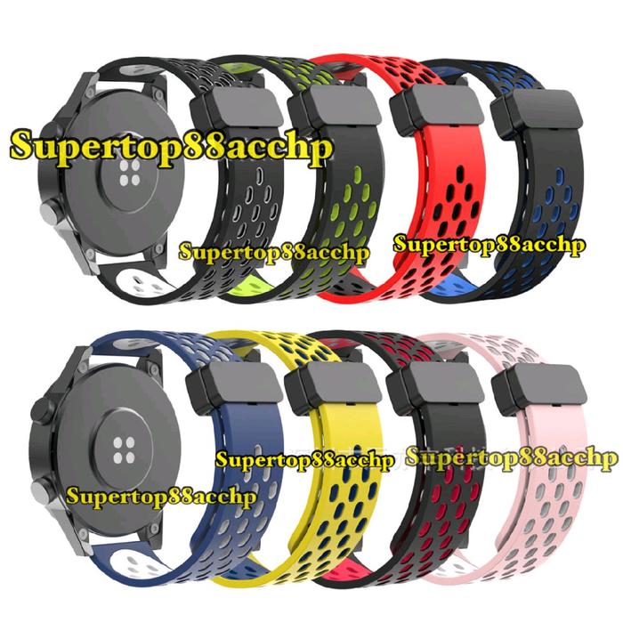 Strap Sport Tali Magnetic Buckle AOLON Smartwatch QW13 Rubber Silikon