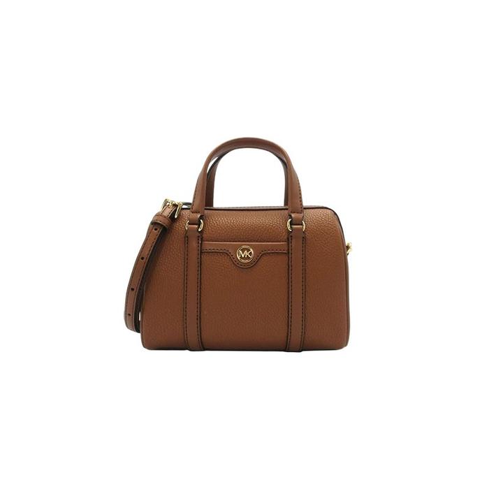 Tas Wanita Branded MK Travel Small Duffle Crossbody Bag - Luggage