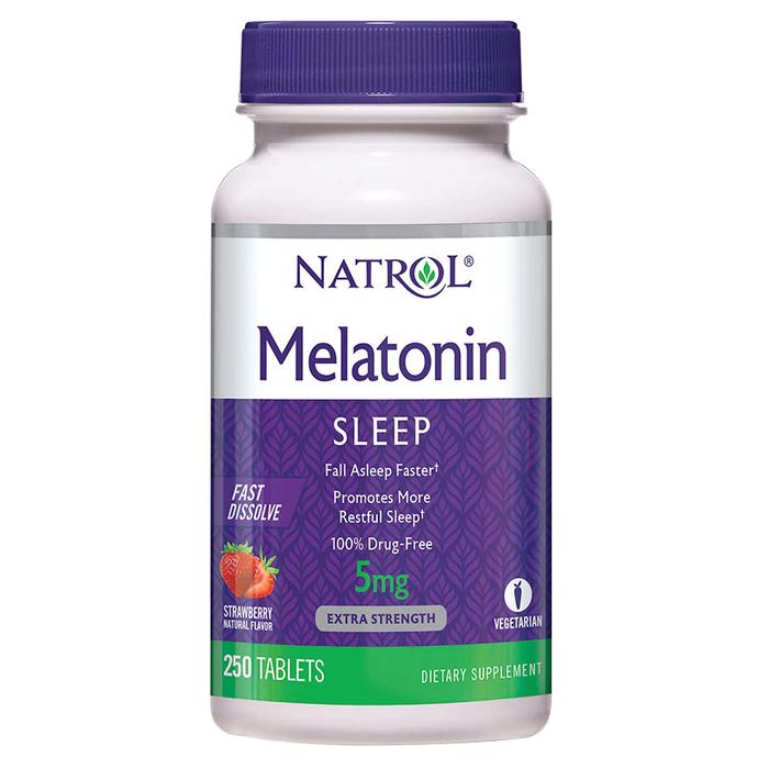 Original Natrol Melatonin 5mg*250pcs Fall Asleep Faster Stay Sleep