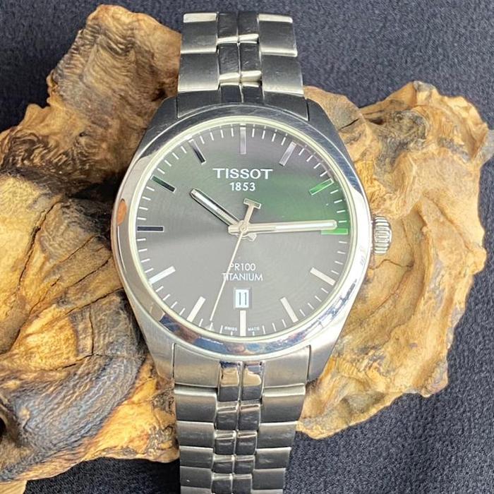 Jam Tissot PR100 Titanium Quartz Black Dial 39mm T101.410.44.061.00