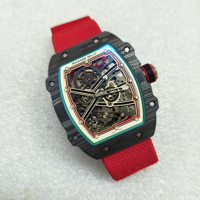 RM 67 JAM TANGAN AUTOMATIC RM 67-02 SWISS CARBON SUPER CLONE