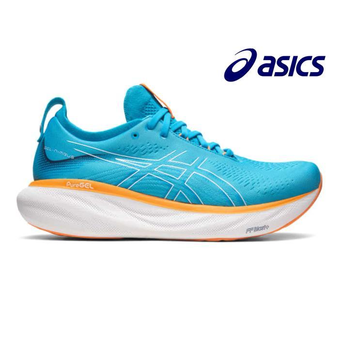 Sepatu nimbus 25 blue island womens