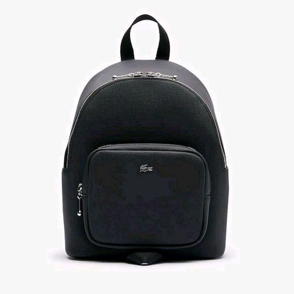Lacoste Women's Daily City Small Backpack Original Tas Ransel Wanita - Black
