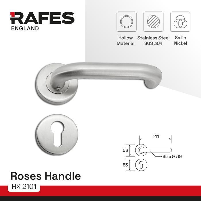 ROSES HANDLE MINIMALIST RAFES STAINLESS STEEL 304 HX 2101