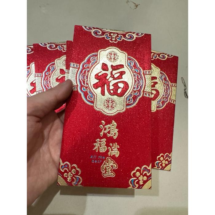 Angpao merah imlek/angpao sincia/angpao fu fuk/angpao ular imlek 2025