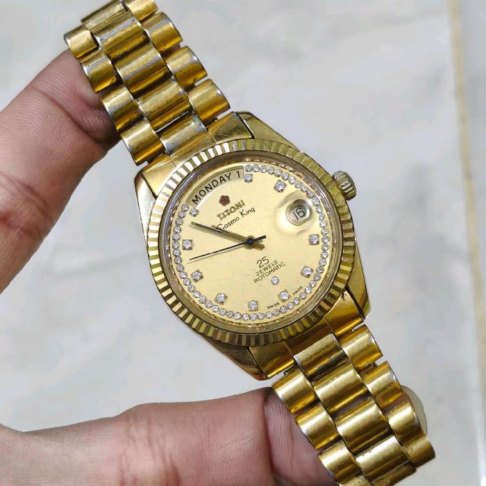 Jam Tangan Titoni Cosmo King Presiden Original - Model Terbaru